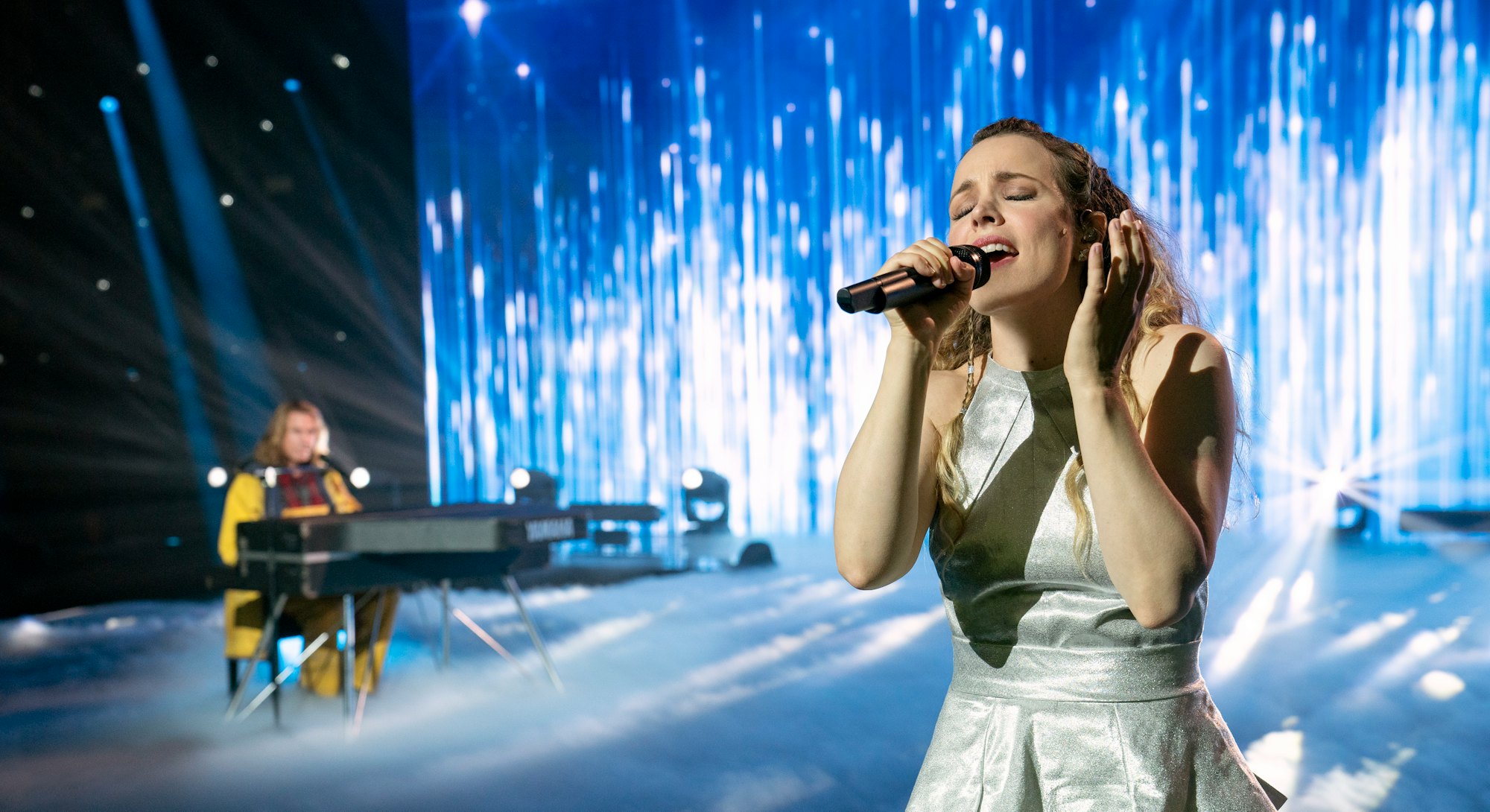 Rachel McAdams plays Sigrit in Eurovision Contest: The Story of Fire Saga. But Sigrit's singing voic...