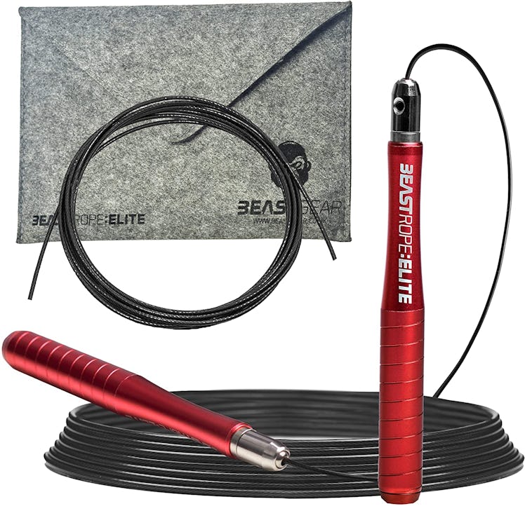 Beast Gear Elite Speed Jump Rope with Aluminum Handles