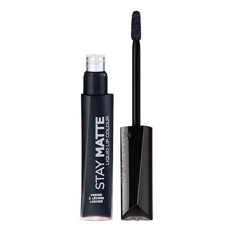 Rimmel Stay Matte Liquid Lip Color in Pitch Black