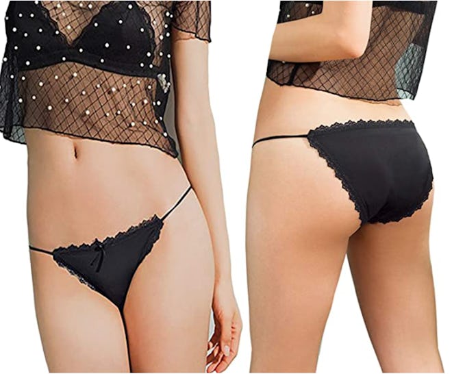 Camelia Women's String Bikini Panties (6-Pack)