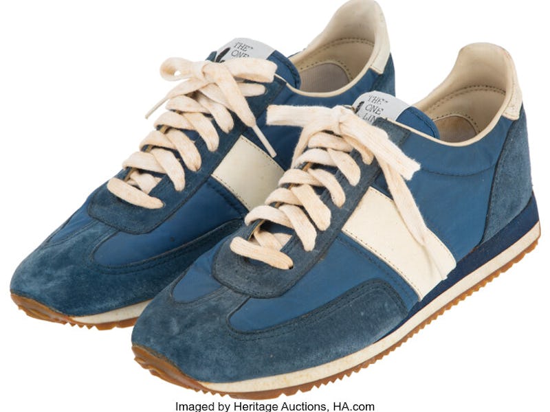 Nike "One Line" blue knockoff sneakers