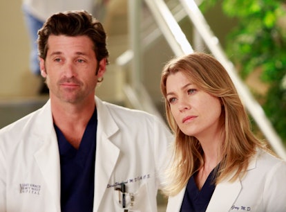 Derek (Patrick Dempsey) and Meredith (Ellen Pompeo) on 'Grey's Anatomy'