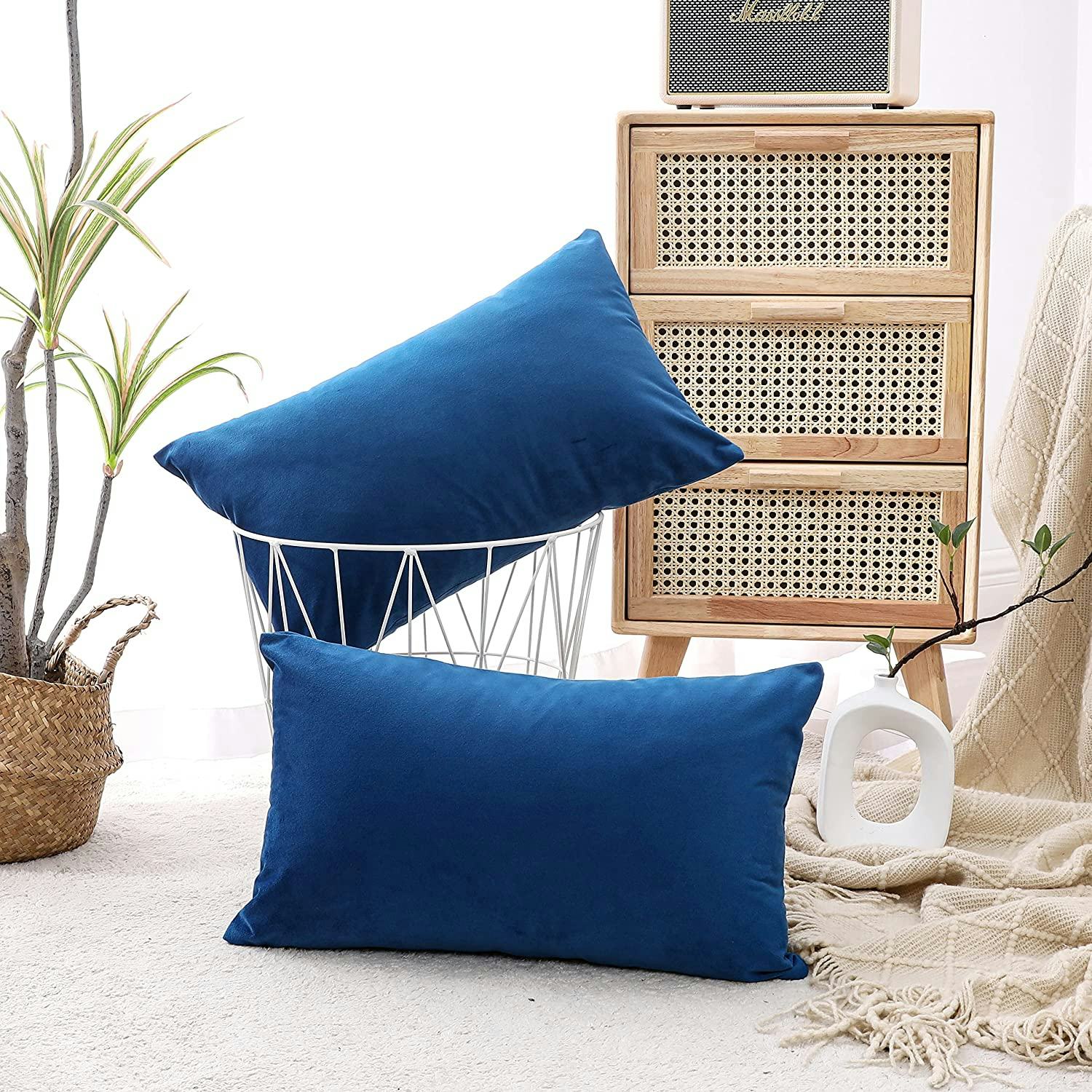 NiNi ALL Decorative Throw Pillow Covers (2-Pack)