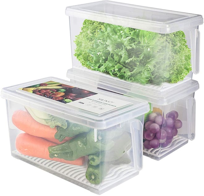 SILIVO Produce Saver Bins (3-Pack)