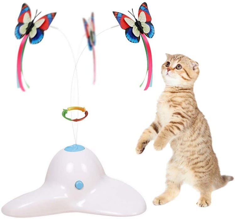 Flurff Interactive Butterfly Cat Toy 