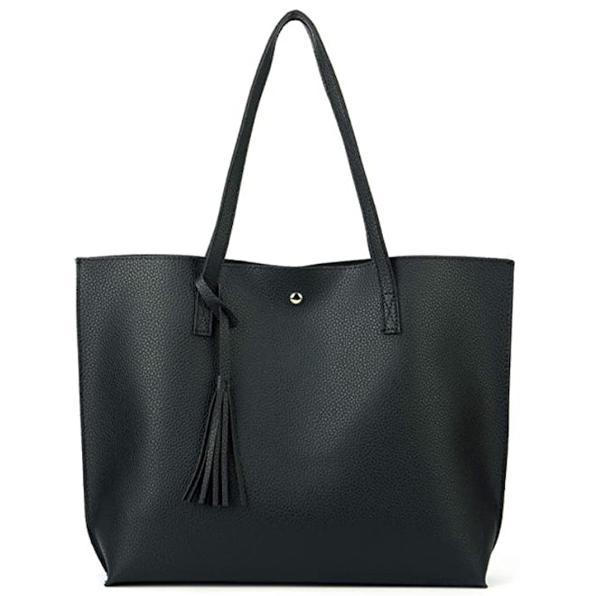 Nodykka Faux Leather Tote Shoulder Bag