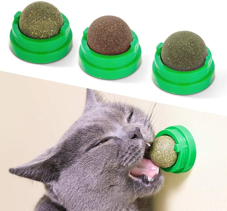 Potaroma Silvervine Catnip Chew Balls (3-Pack)