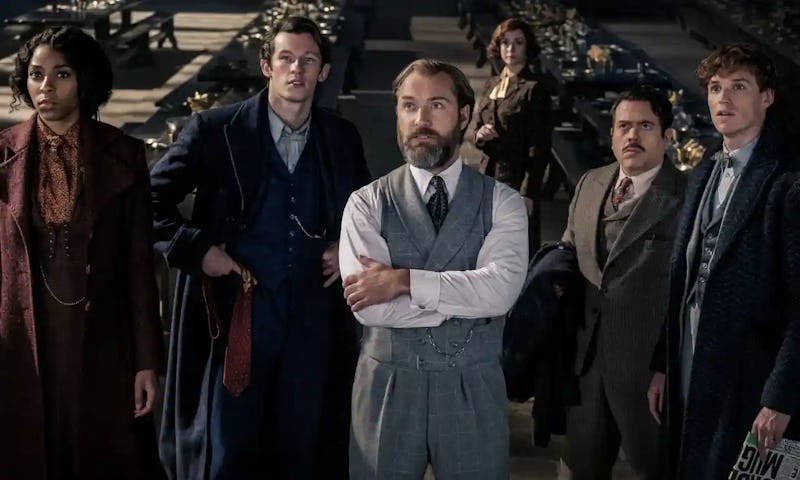 The lead cast of 'Fantastic Beasts: The Secrets Of Dumbledore'