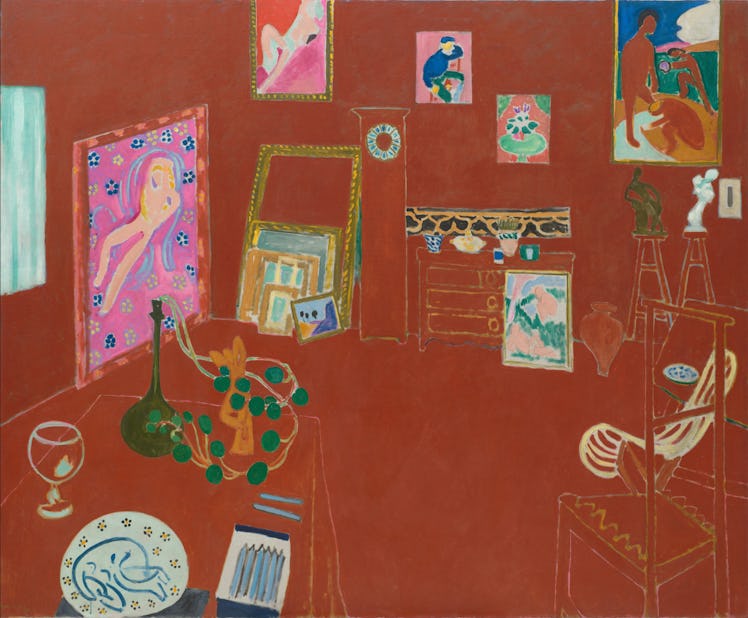 Henri Matisse's 1911 painting 'The Red Studio'