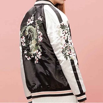 Viport Floral Embroidered Reversible Jacket