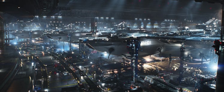 The Project Insight facility in Captain America: The Winter Soldier