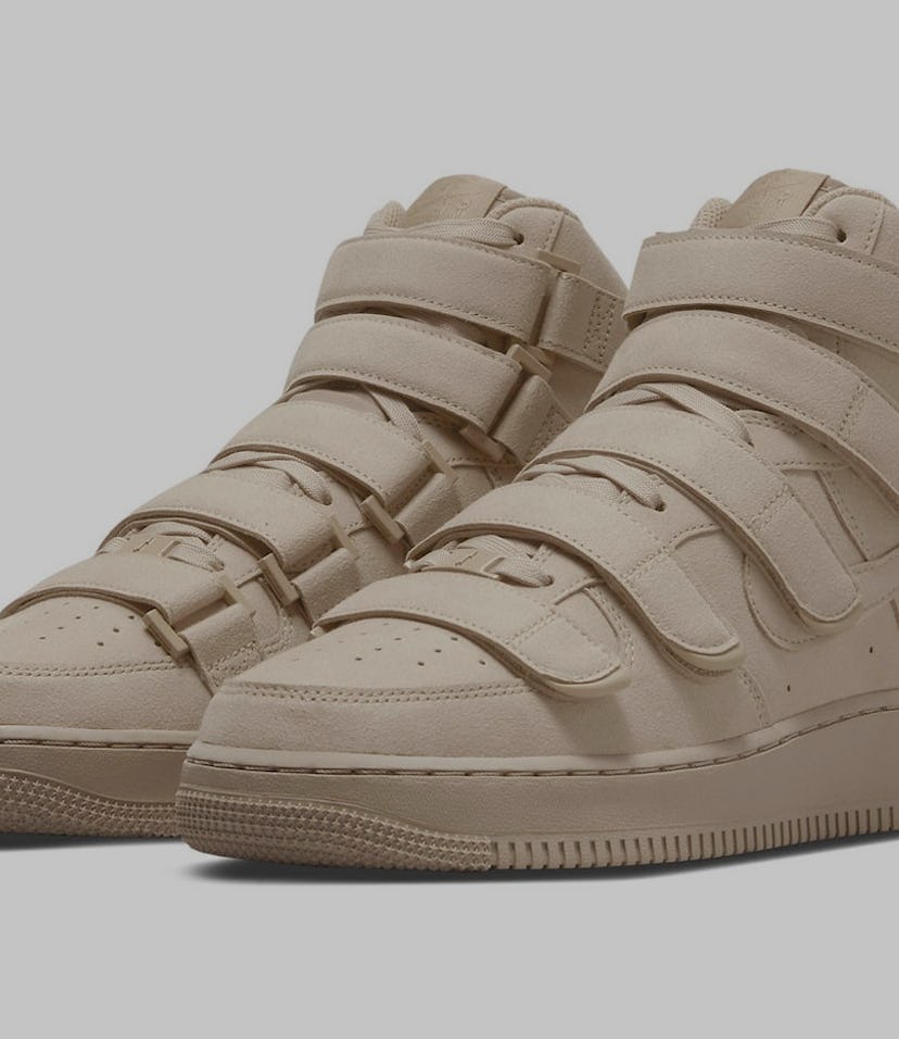 Nike x Billie Eilish Air Force 1 beige sneakers