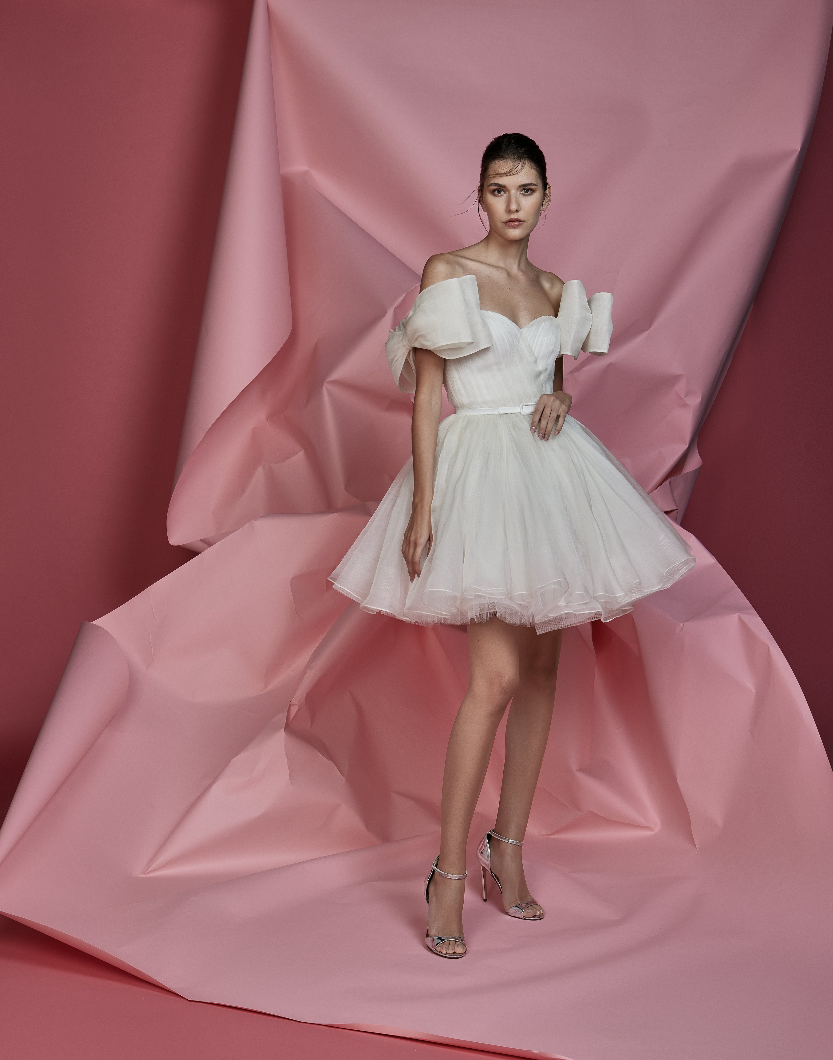 Spring 2023 Wedding Dress Trends Include Tutu Skirts, Sequins, & More