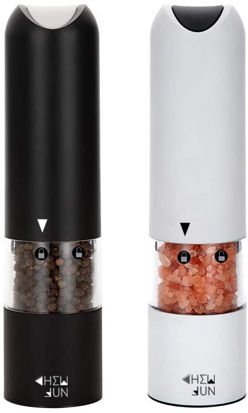 CHEW FUN Electric Salt and Pepper Grinder (2-Piece Set)
