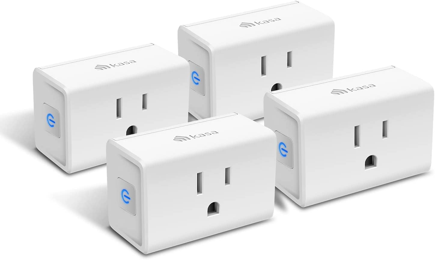 Kasa Smart Wi-Fi Plug (4-Pack)