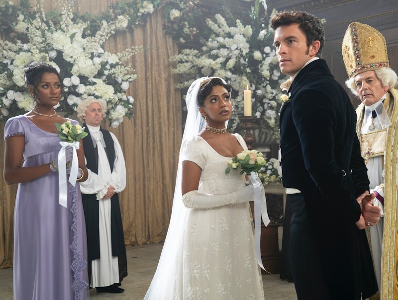 Filming the wedding in 'Bridgerton' Season 2, Episode 6 was emotional for Simone Ashley, Charithra C...