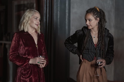 Jemima Kirke and Sasha Lane in Hulu's adaptation of Sally Rooney's 'Conversations With Friends'