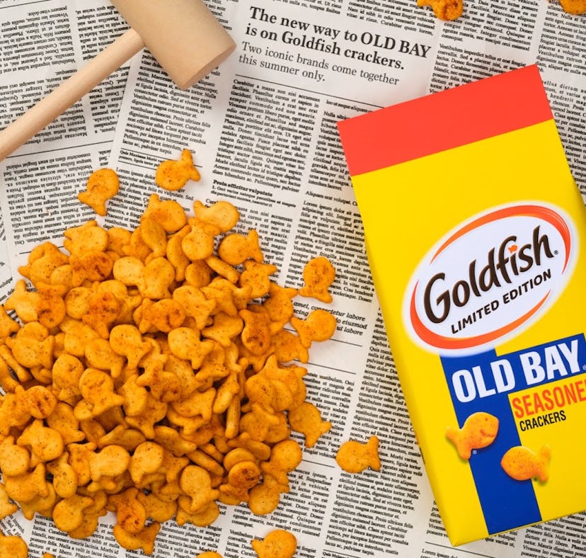 Here’s what you need to know about where to buy Old Bay Goldfish dusted with seafood seasoning.