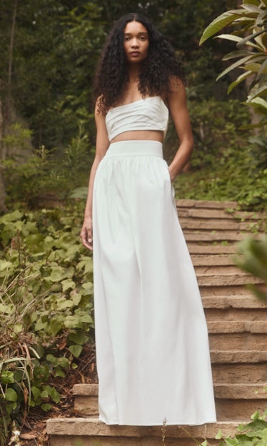 white two piece reformation
