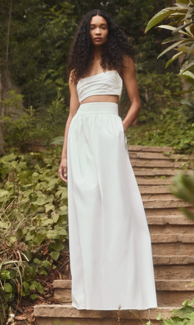 white two piece reformation