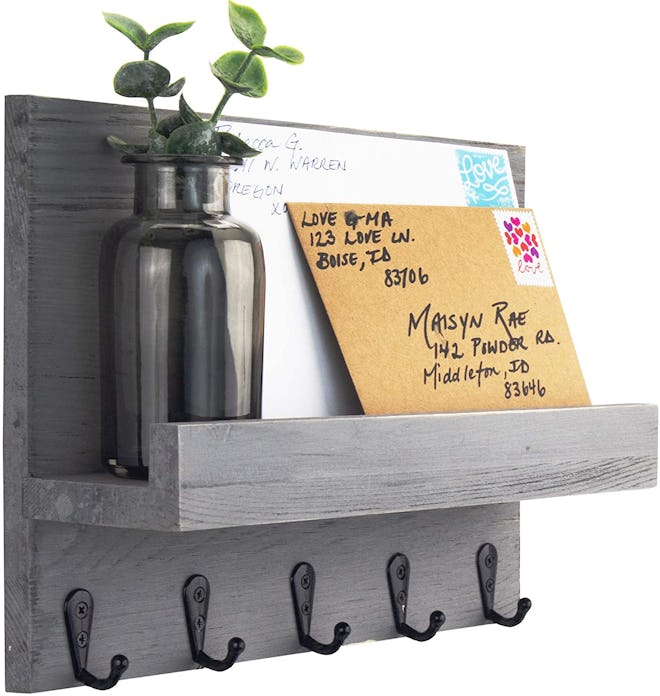 KIBAGA Decorative Key and Mail Holder