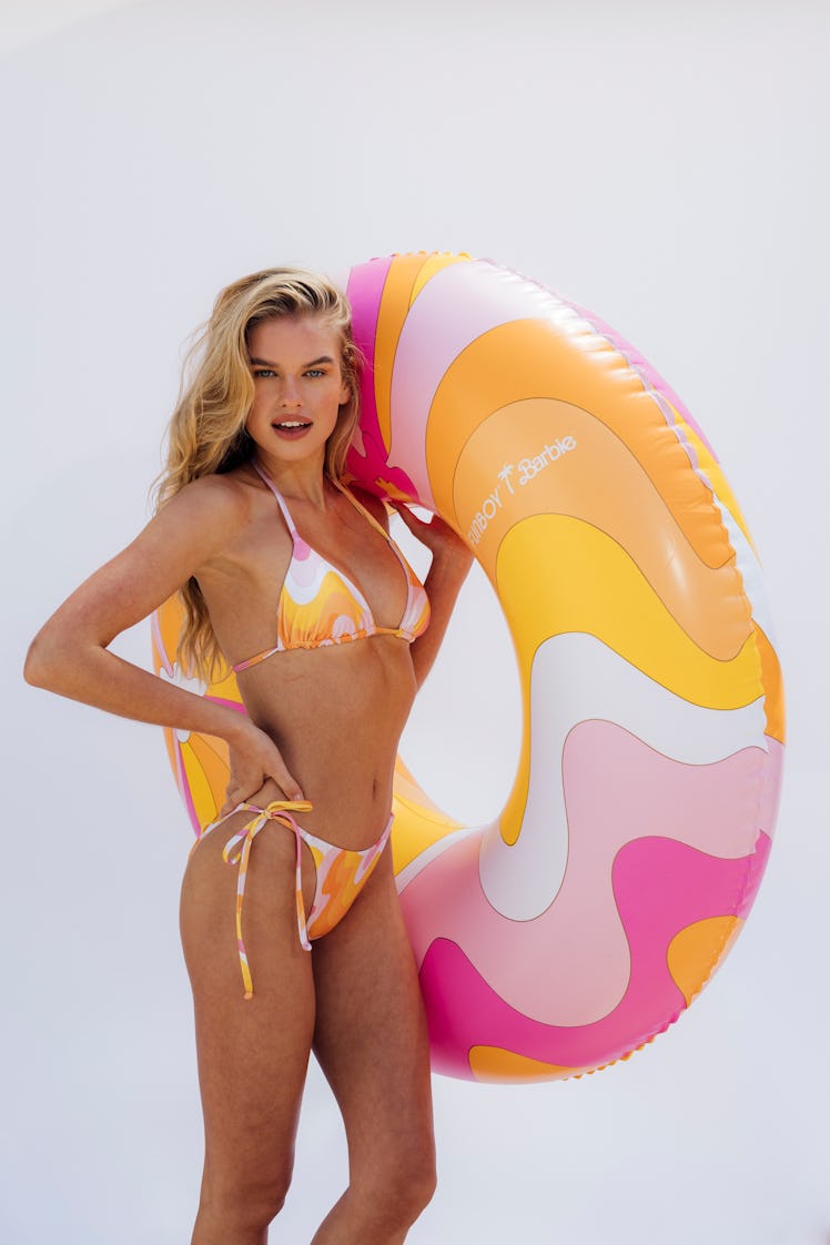 FUNBOY's Barbie Dream swimsuit collection includes bikini tops. 