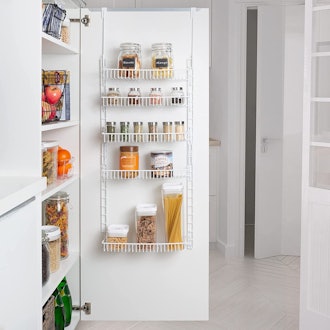Smart Design Over The Door Adjustable Pantry Organizer 