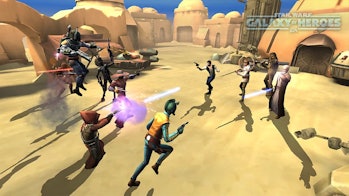 screenshot from Star Wars Galaxy of Heroes mobile game