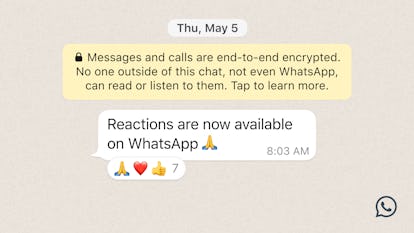 WhatsApp launched new emoji reactions and here's what they all mean.