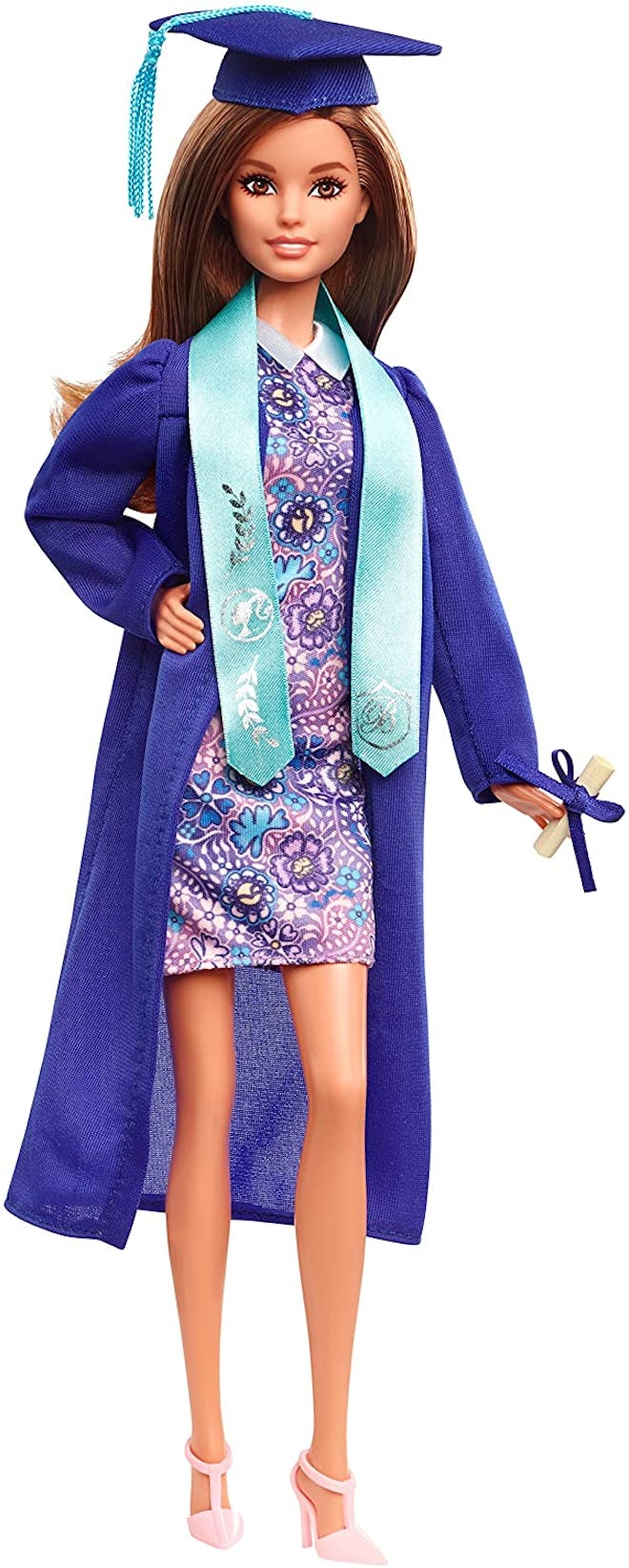 Kindergarten graduation gift ideas; Barbie wearing cap and gown