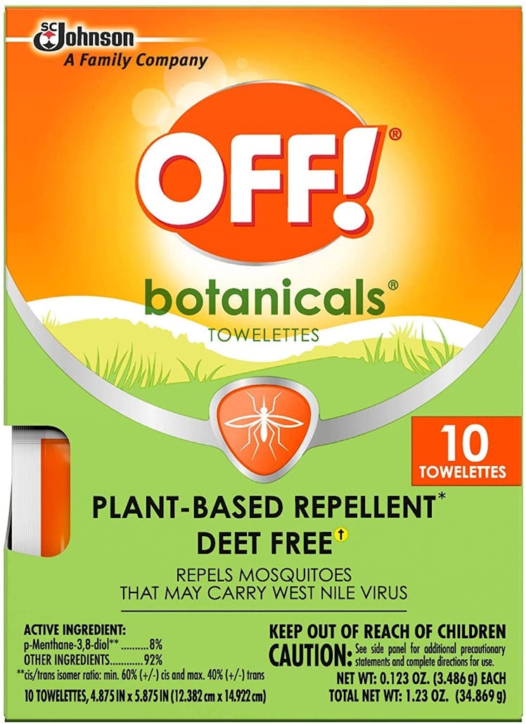 OFF! Botanicals Insect Repellent Towelettes, 10 Wipes (3-Pack)