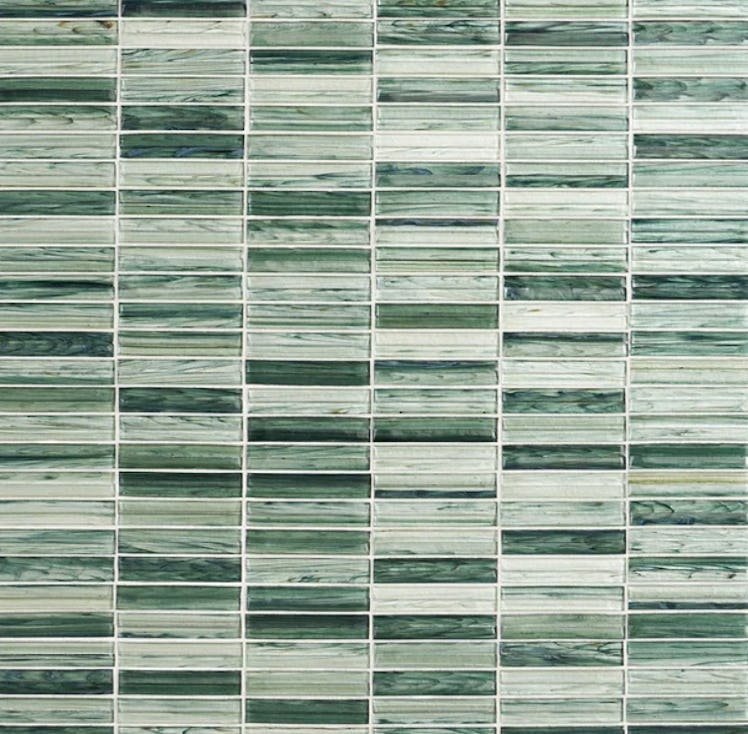 Tara 1.25" x 6" Glass Grid Mosaic Wall Tile