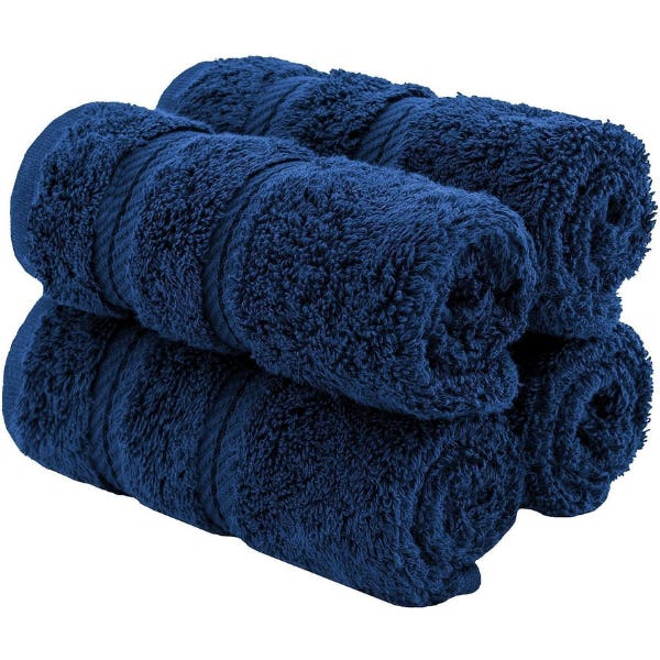 American Soft Linen Turkish Cotton Washcloth Set (4-Pack)