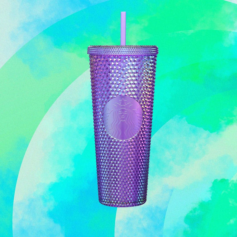 Starbucks Purple Iridescent Bling Cup