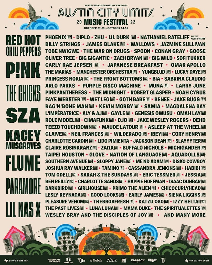 Austin City Limits 2022 Lineup, Dates, How To Buy Tickets