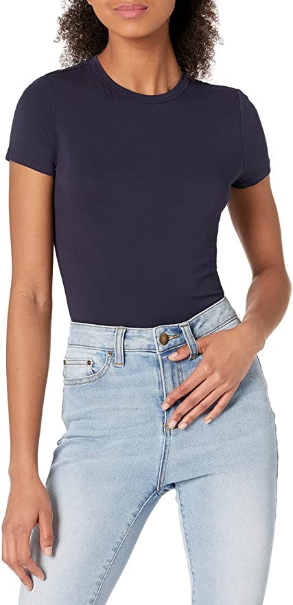Daily Ritual Cotton Stretch T-Shirt Bodysuit