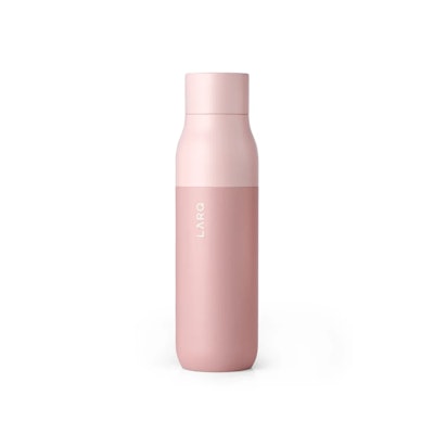 Pink self-cleaning water bottle makes a great gift for stepmother's day