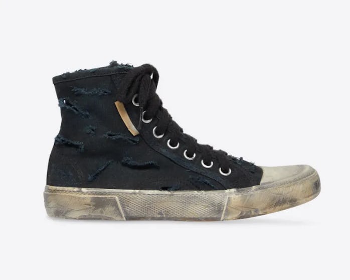 Balenciaga s extremely worn sneakers help the rich cosplay the poor