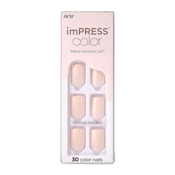budget press on nail extensions for bitten nails