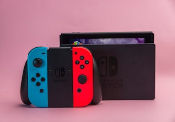 Nintendo Switch with dock and controller