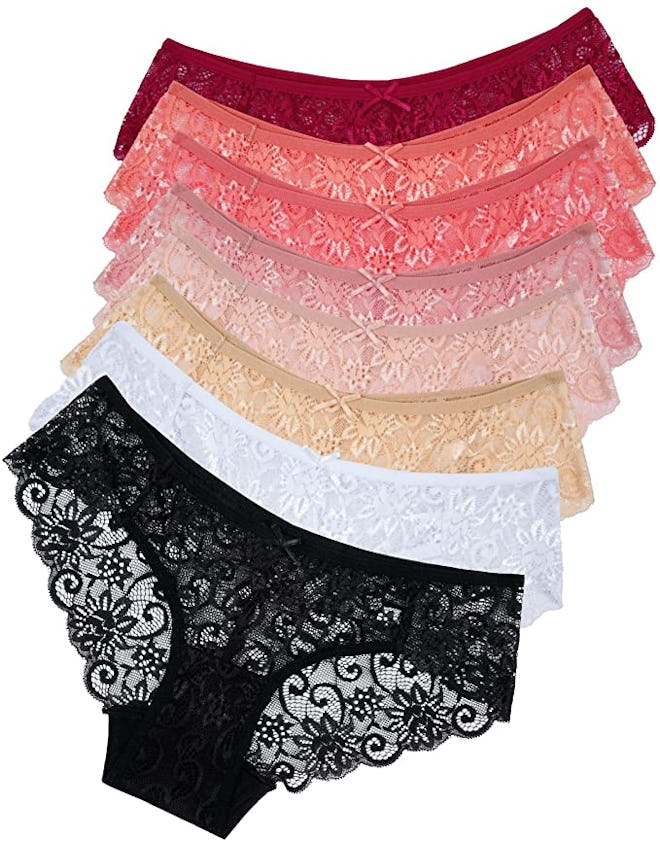 Sunm Boutique Lace Half-Back Panties (8-Pack)