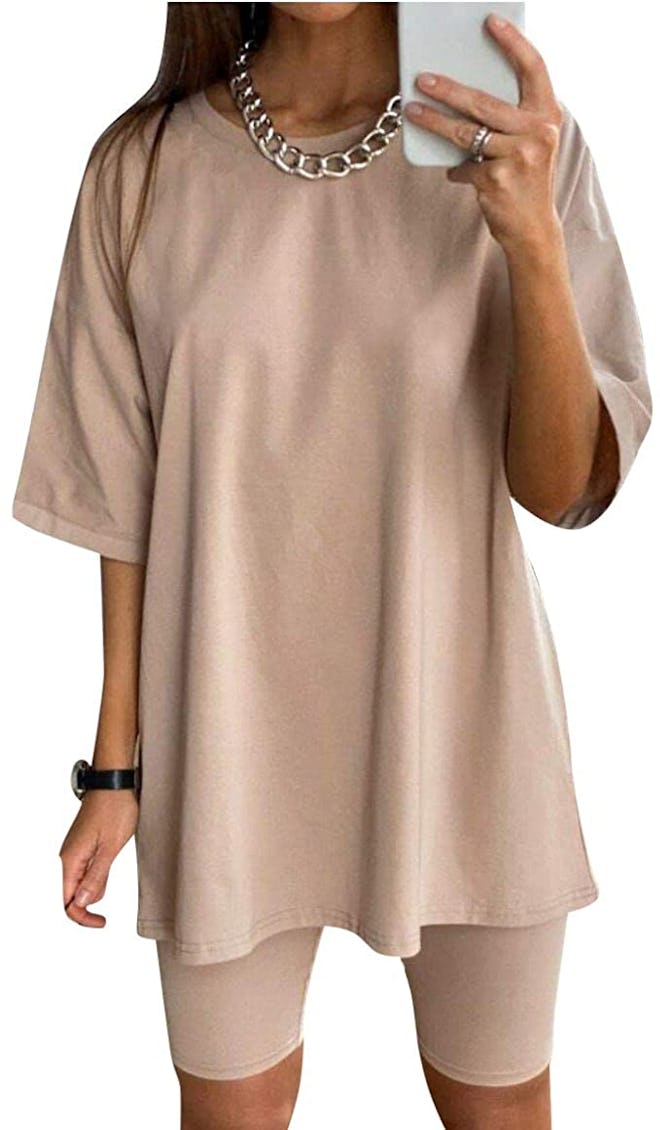 Glamaker T-Shirt Biker Shorts Set