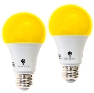 BlueX Bulbs Amber Yellow LED Bug Light Bulb (2-Pack)