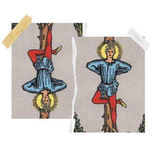 The Hanged Man in tarot meaning.