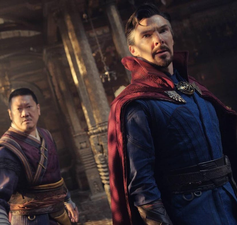 Xochitl Gomez, Benedict Wong, Benedict Cumberbatch in Dr. Strange 2