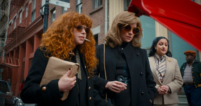L to R) Natasha Lyonne as Nadia Vulvokov, Annie Murphy in episode 202 of Russian Doll.