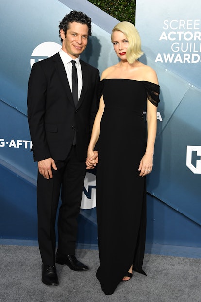 Thomas Kail and Michelle Williams at the 2020 SAG Awards