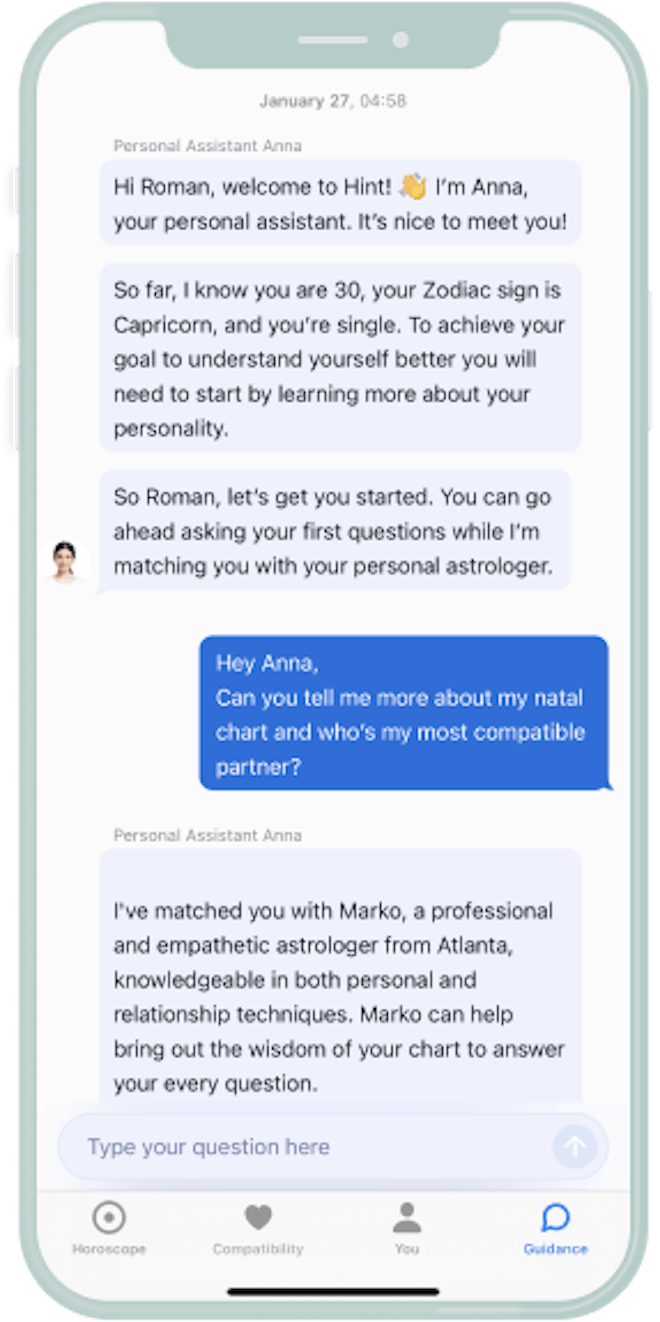 Hint Astrology App