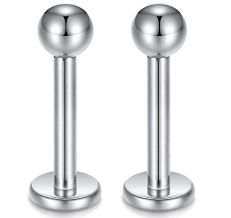 GAGABODY Titanium Labret Studs (2 Pieces)