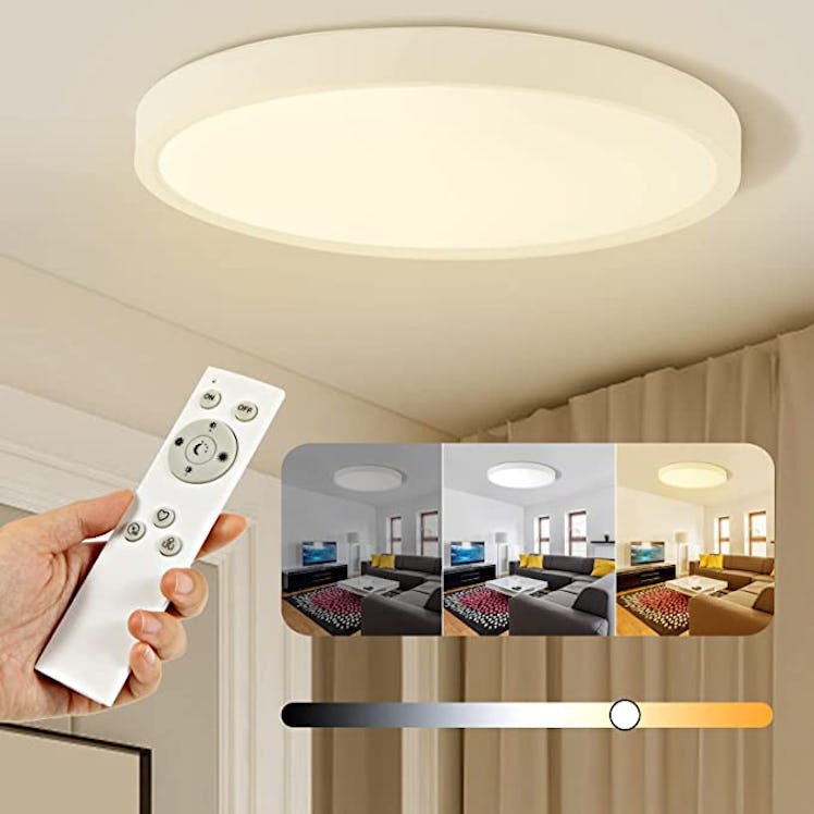 ANZNY Dimmable LED Flush Mount Ceiling Light